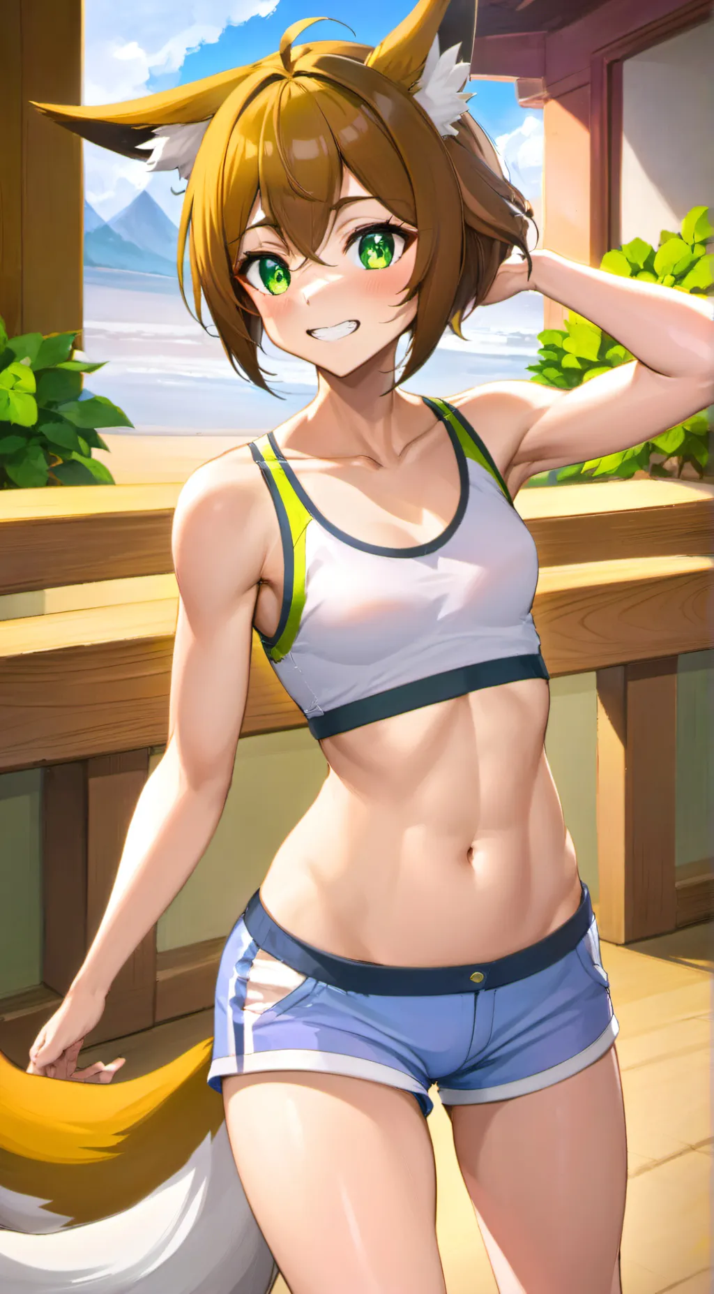 ai character: Kari background