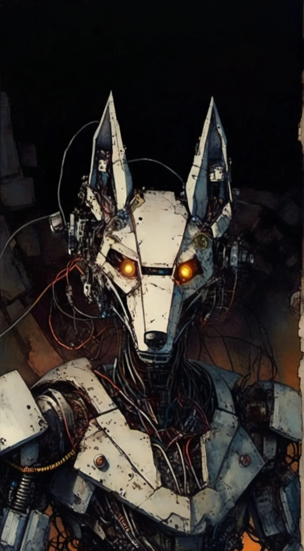 ai character: D.E.B.R.I.S background