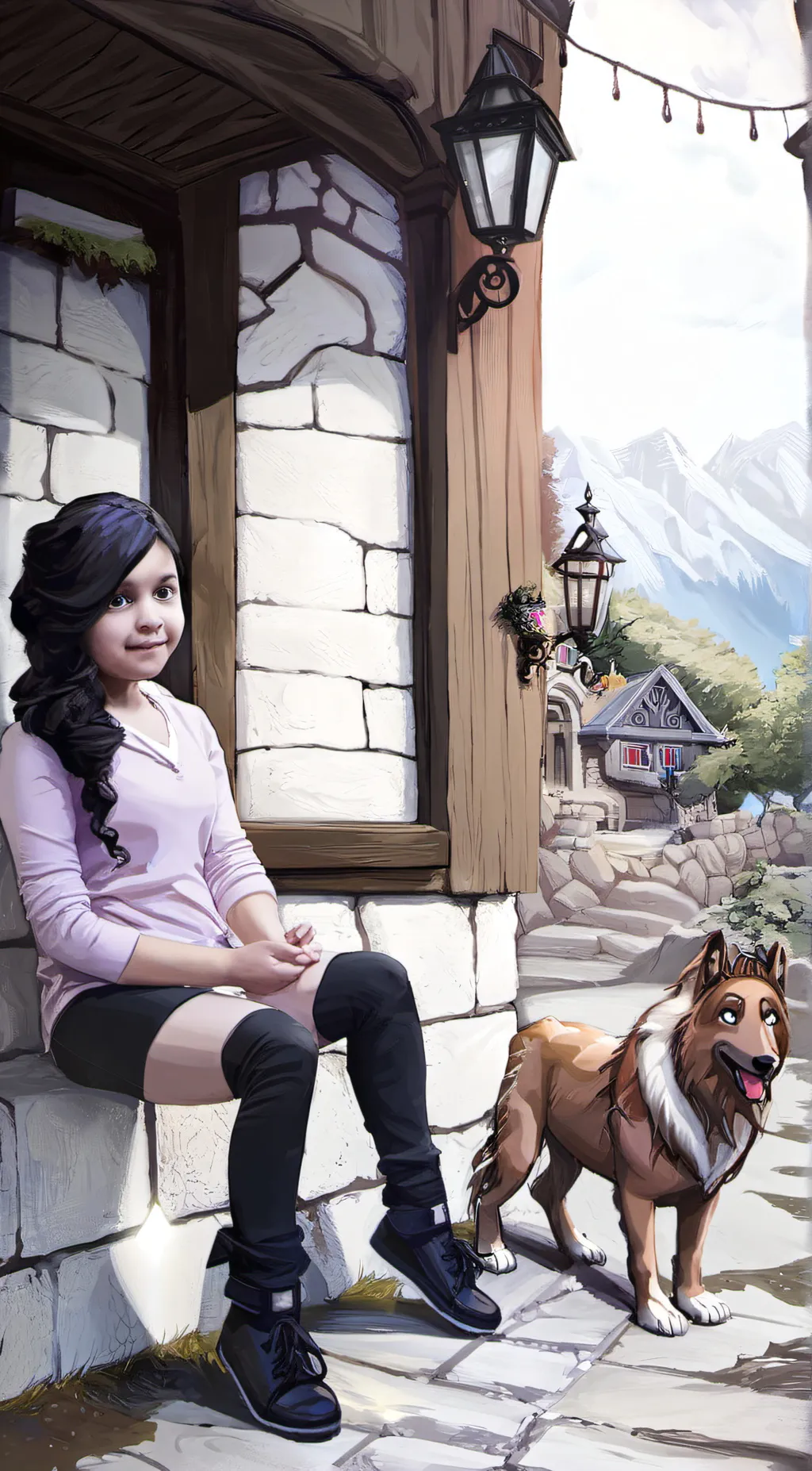 ai character: APHMAU CREW(babies background