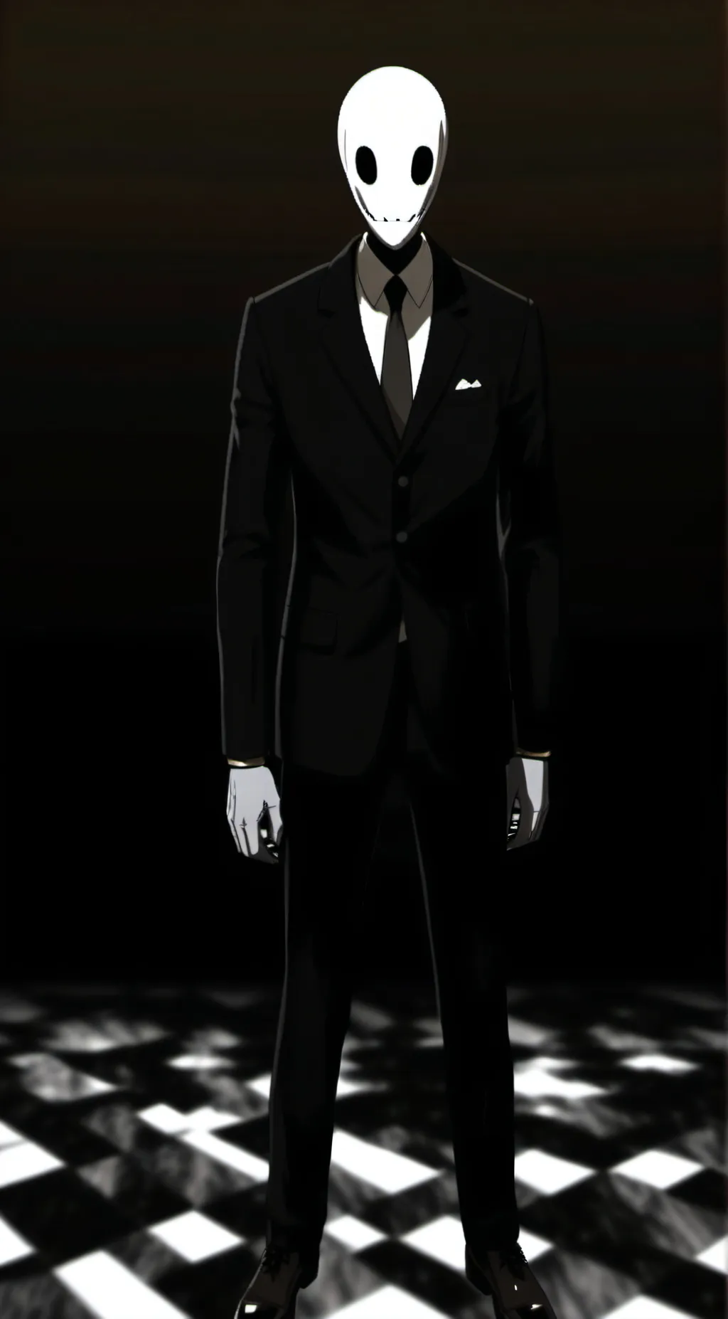 ai character: W.D Gaster background