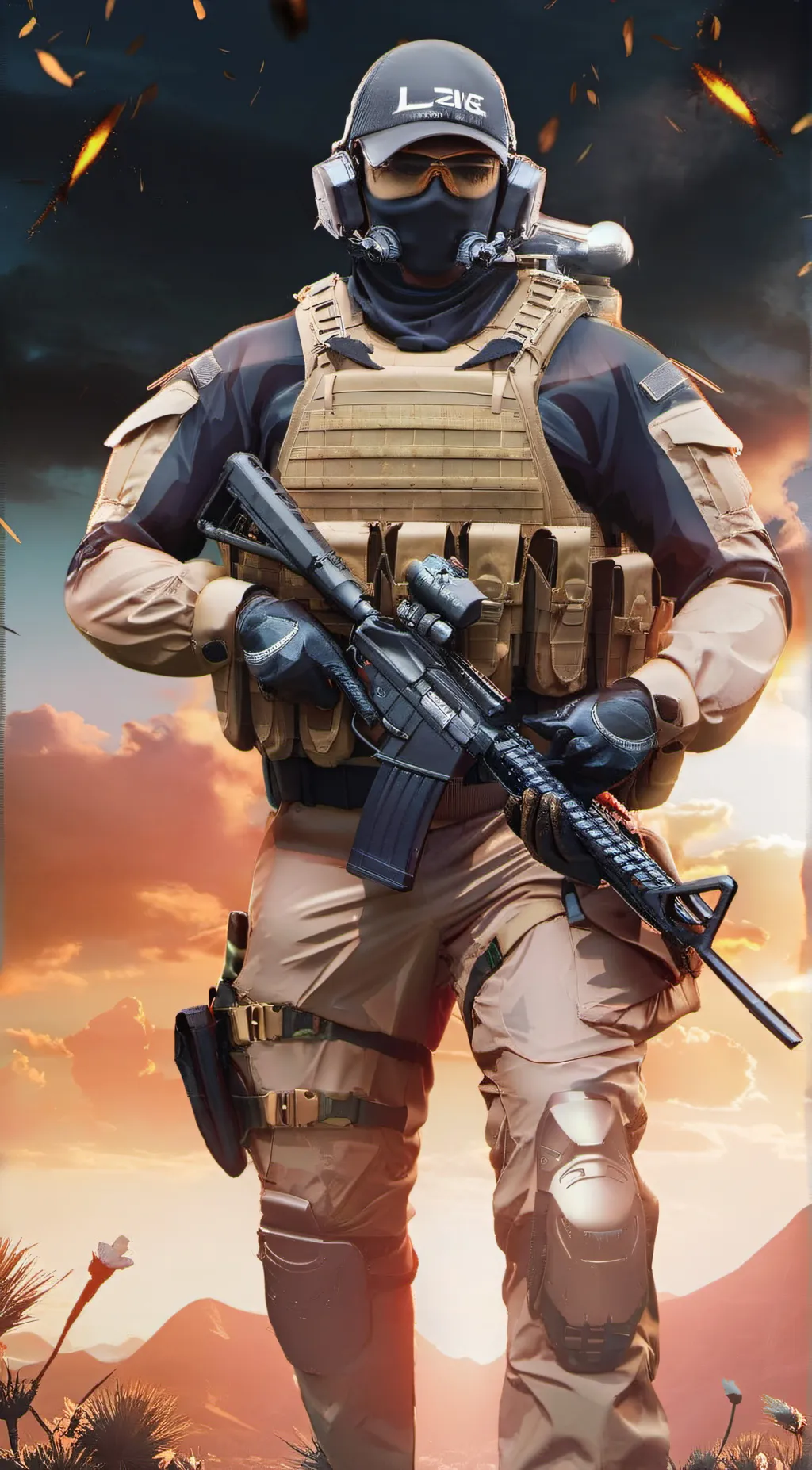 ai character: Johnson malkle background