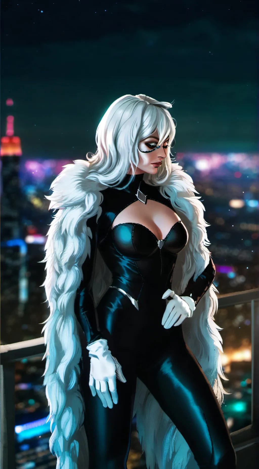 ai character: Black Cat background