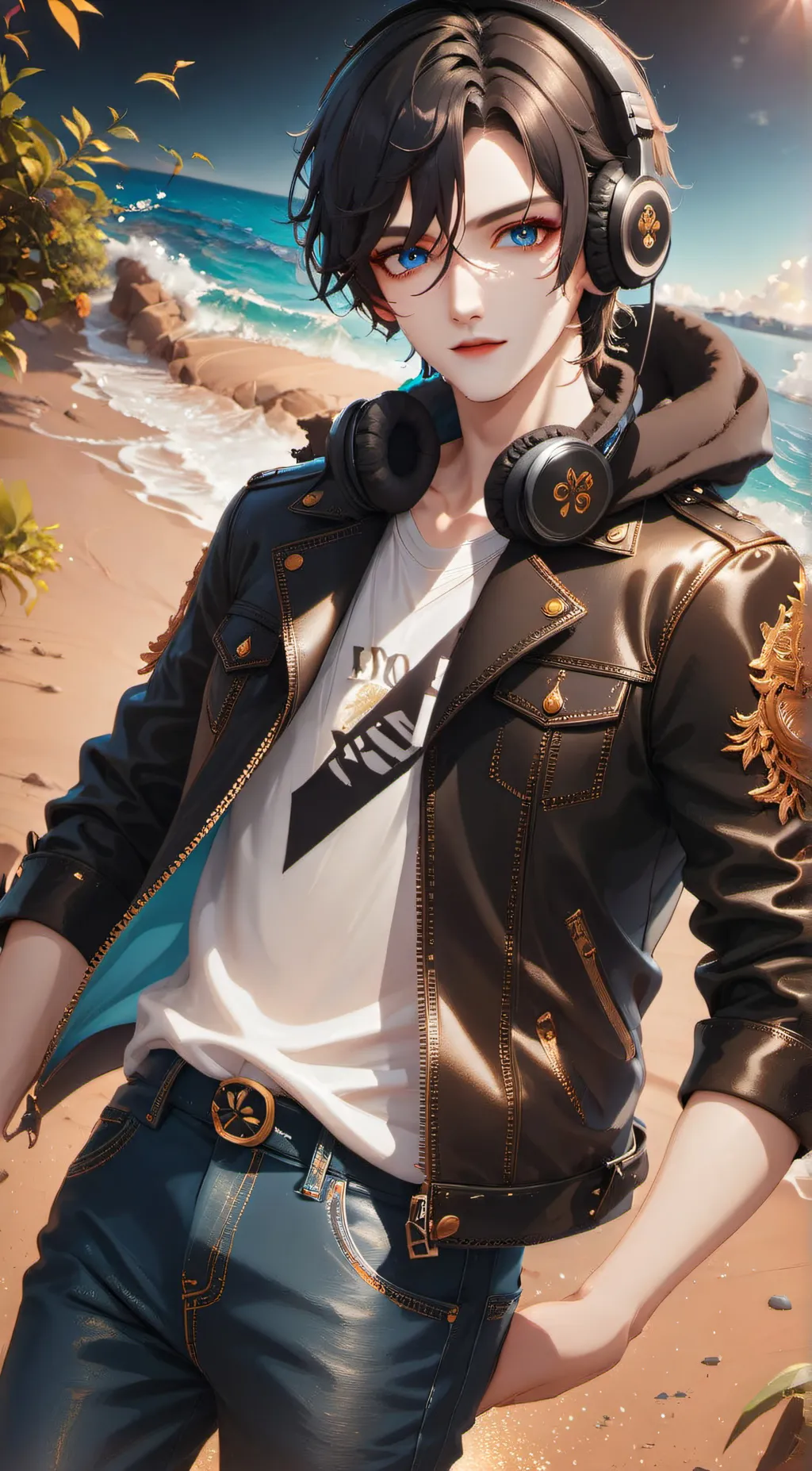 ai character: Theo background