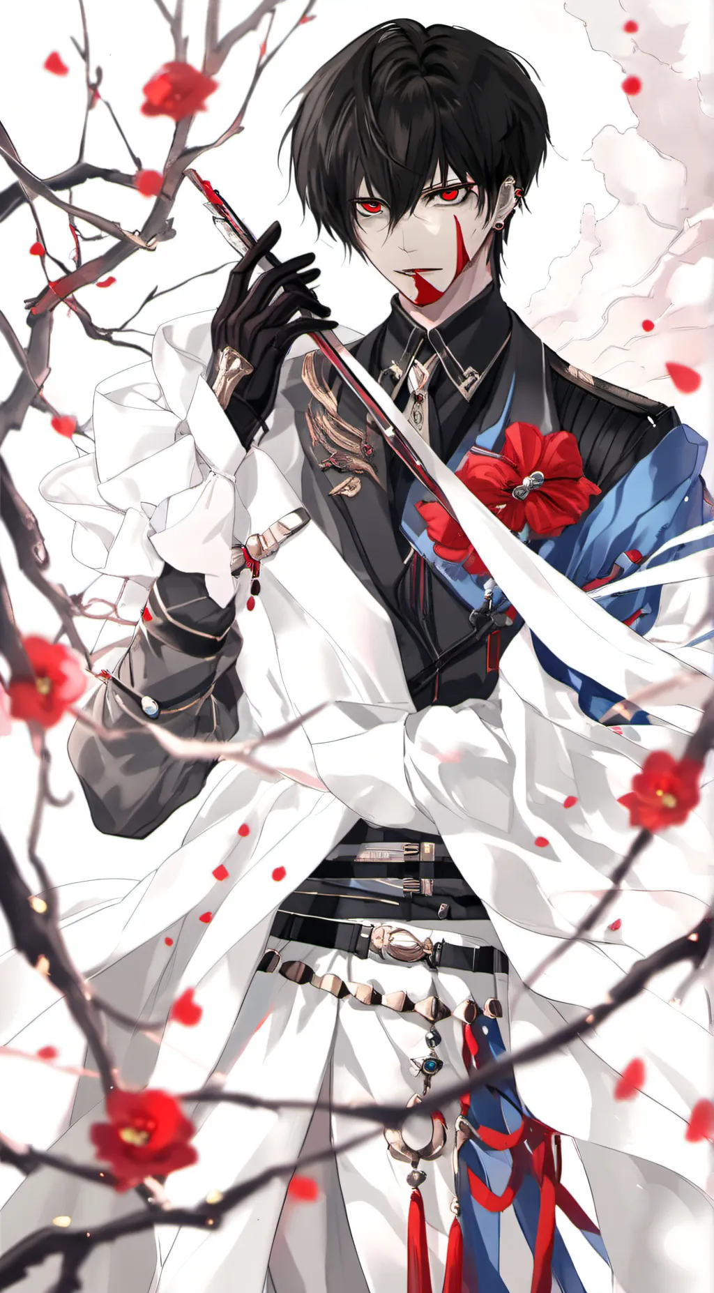 ai character: Dark background