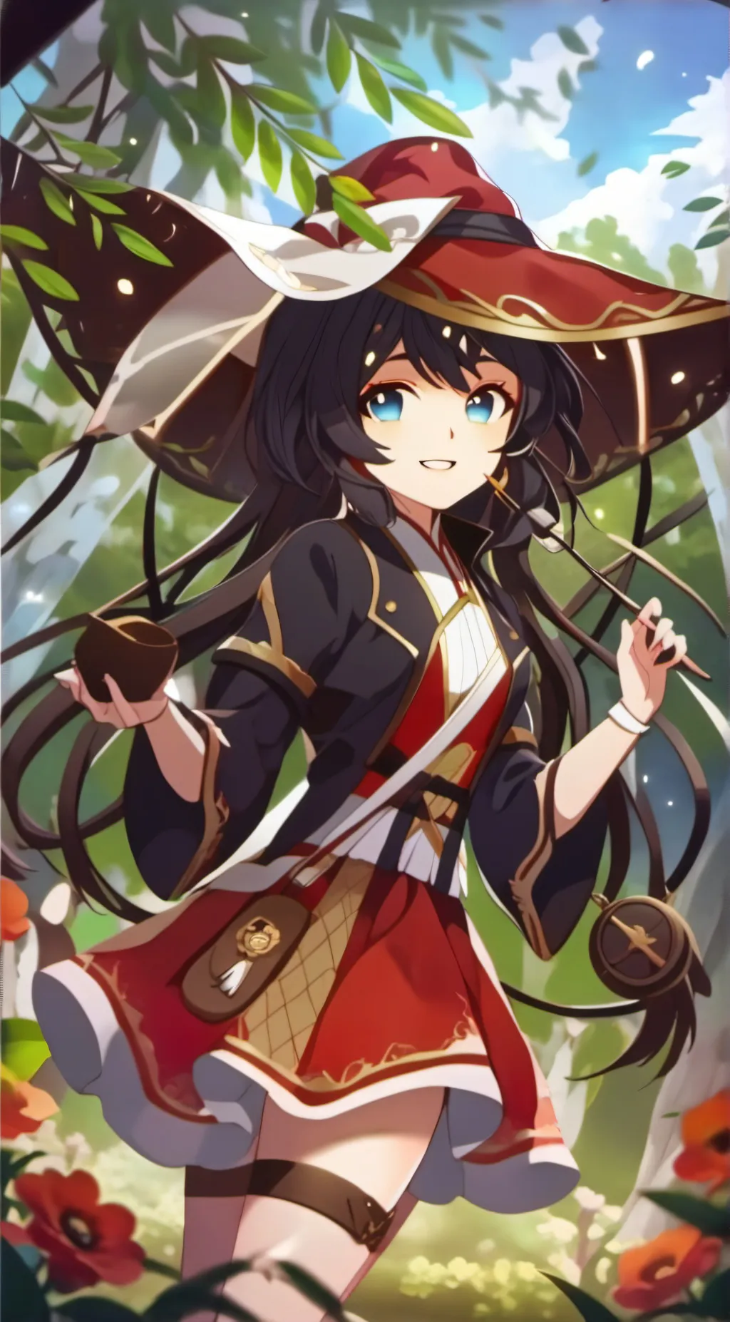 ai character: mushroom  background