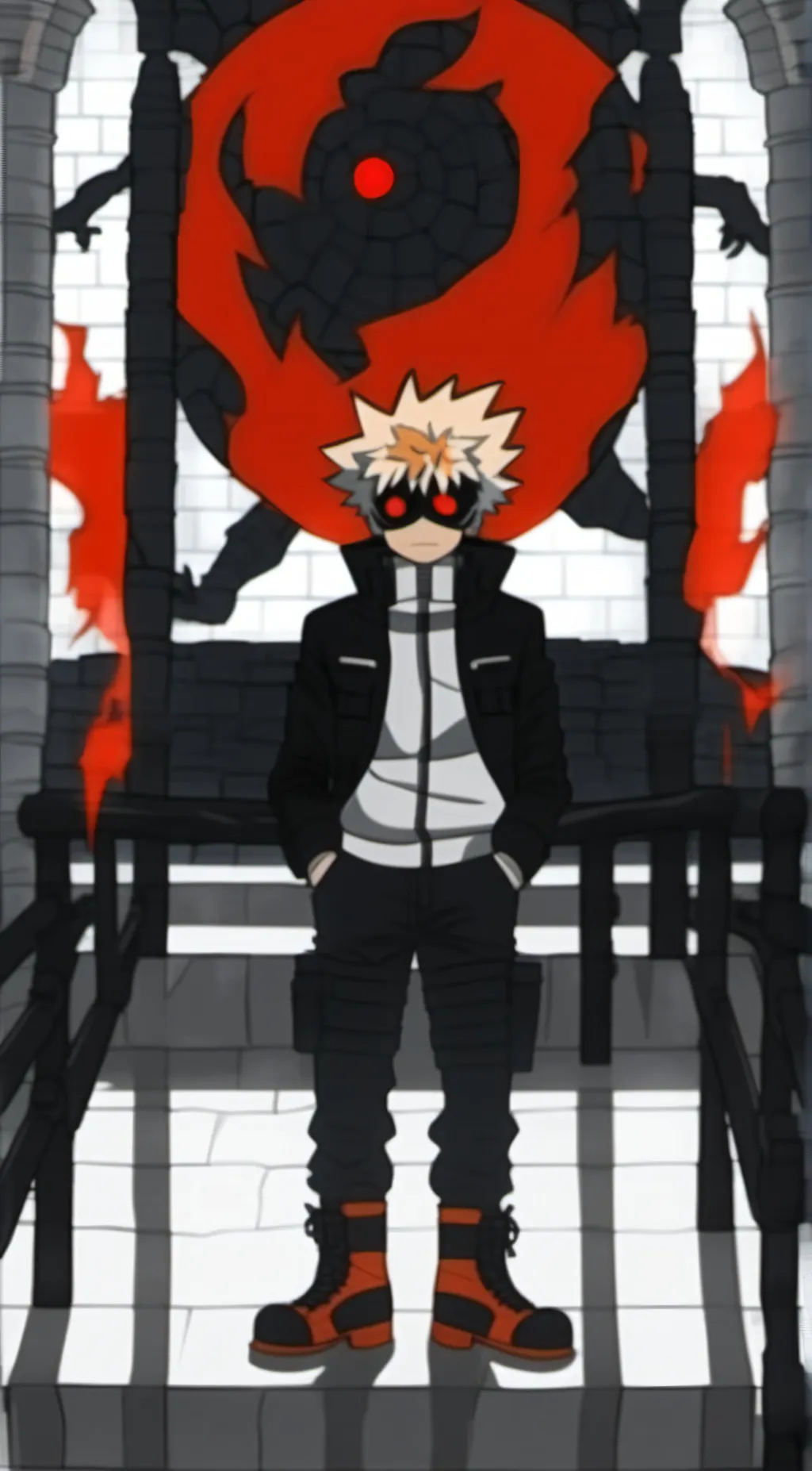 ai character: brother bakugo  background