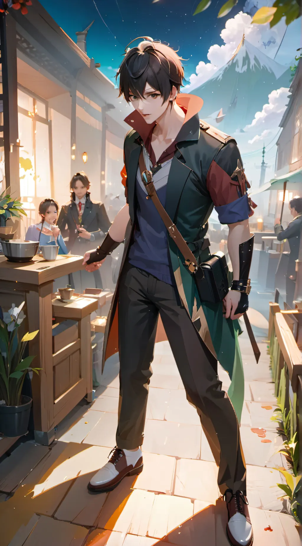 ai character: colton background