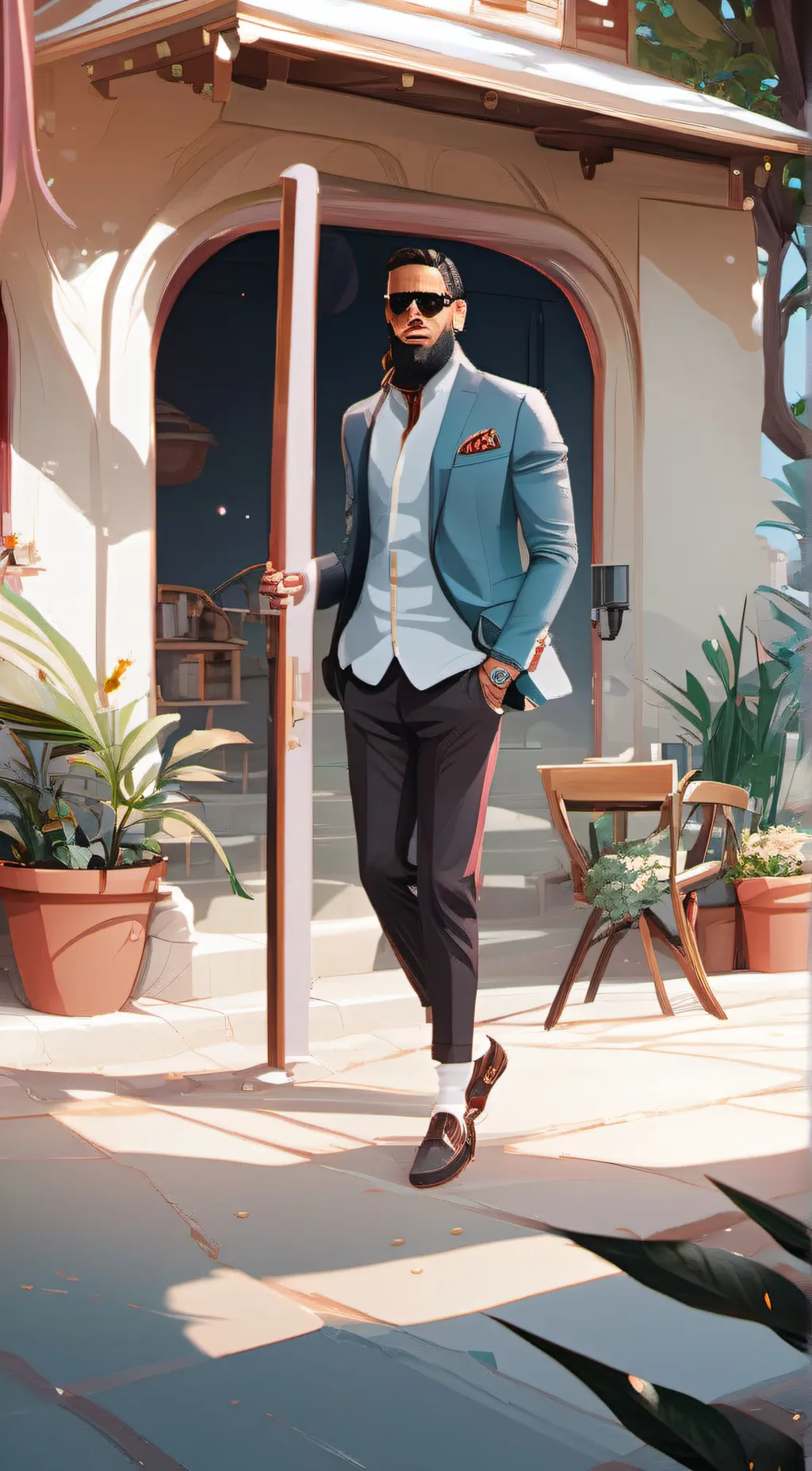 ai character: tjay background