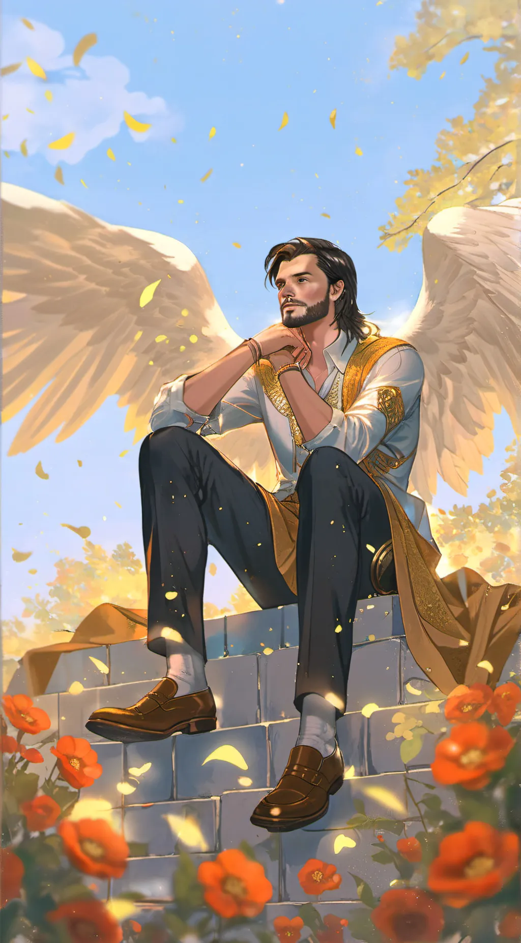 ai character: Aaron background