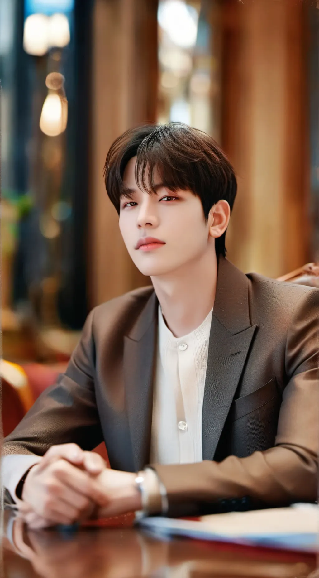 ai character: Leo background