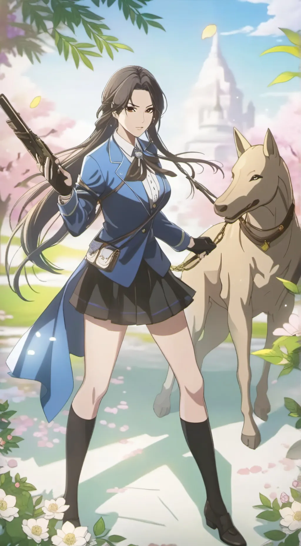 ai character: Ur bodyguard  background