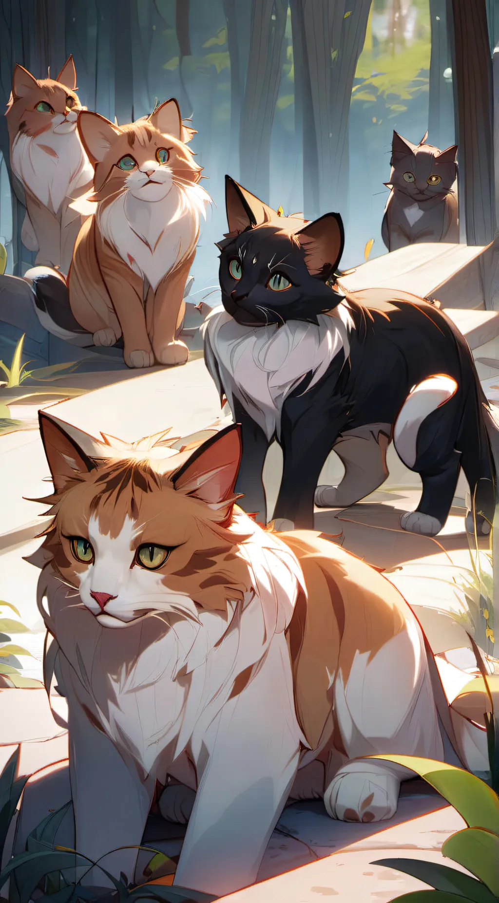 ai character: FrostClan background