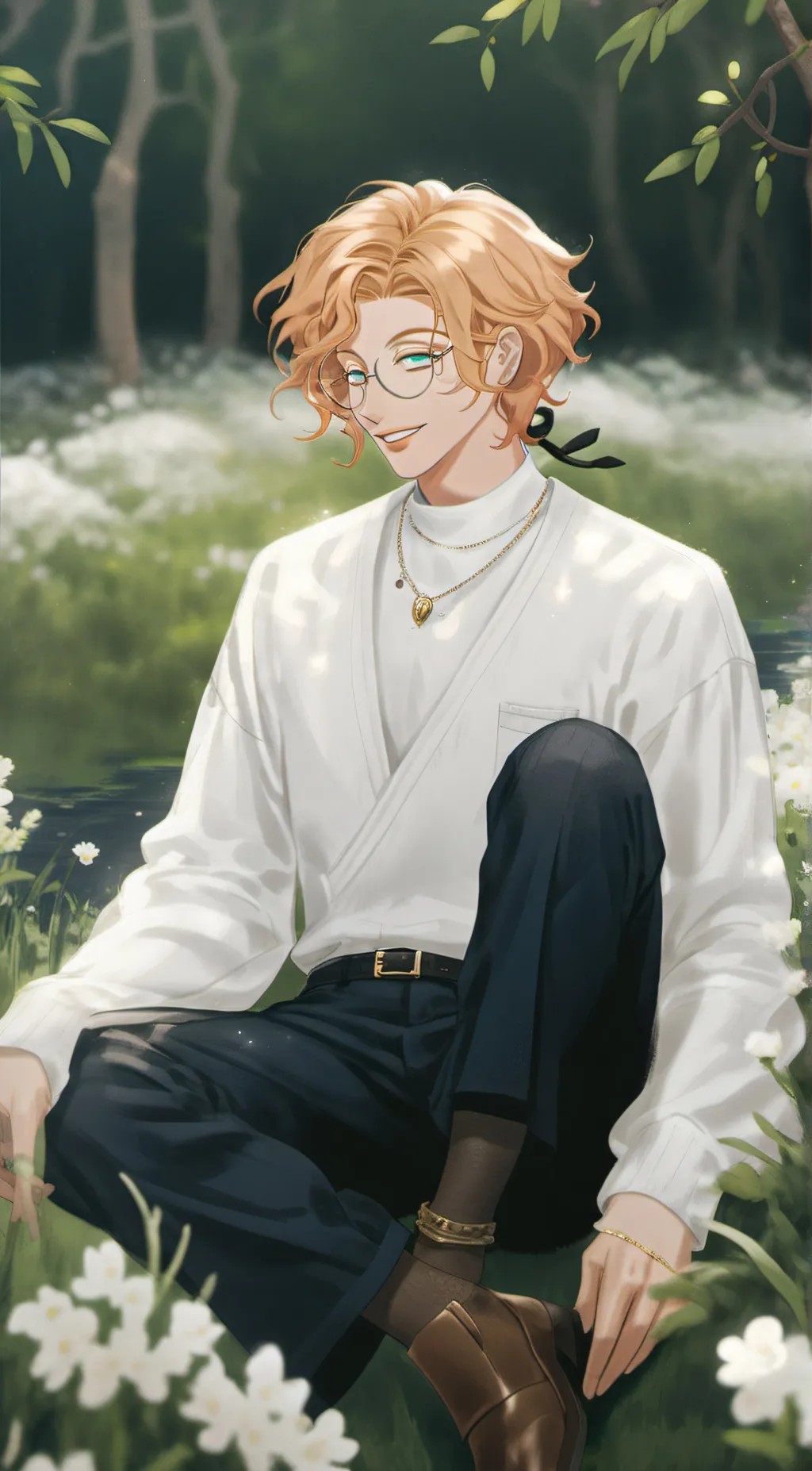 ai character: Leo background