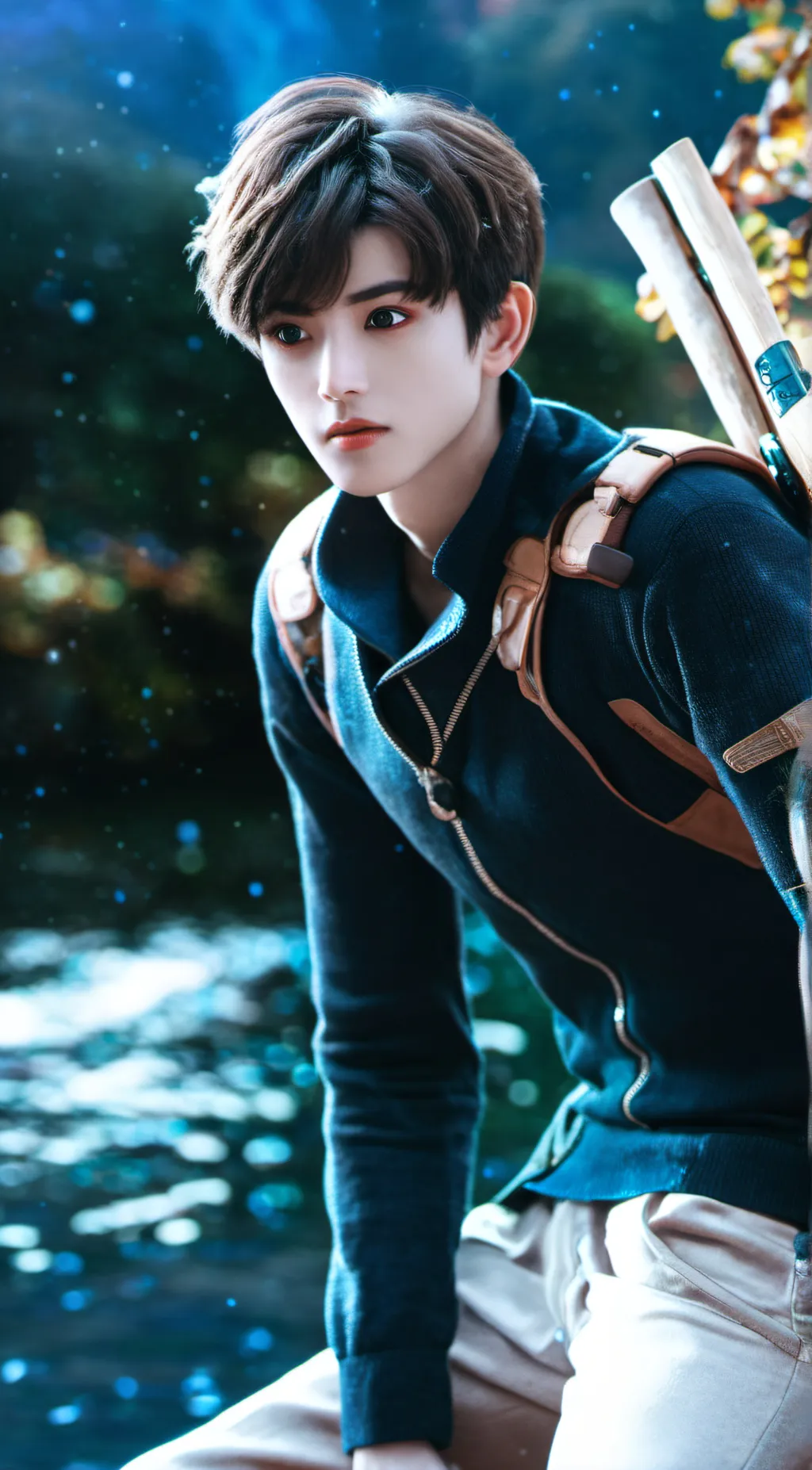 ai character: Korean  background