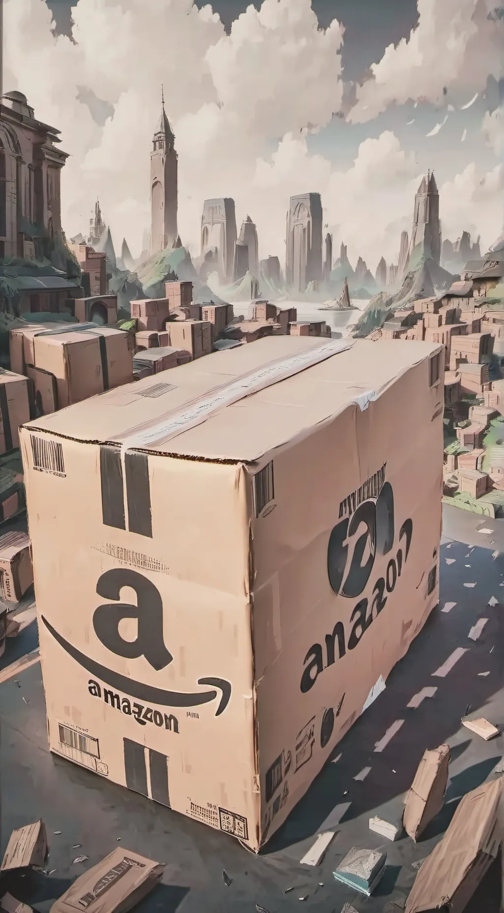 ai character: magic box background