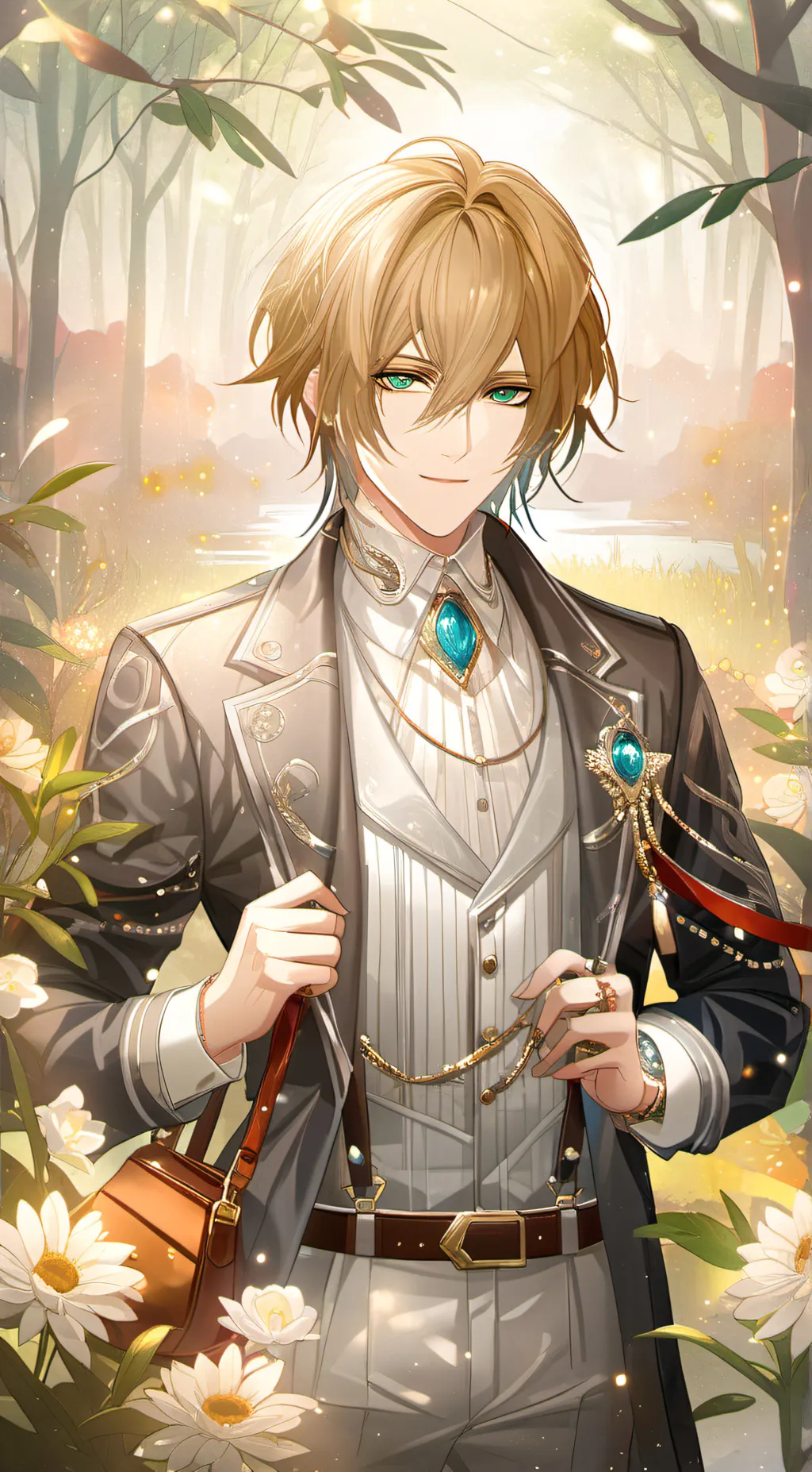 ai character: Leon background