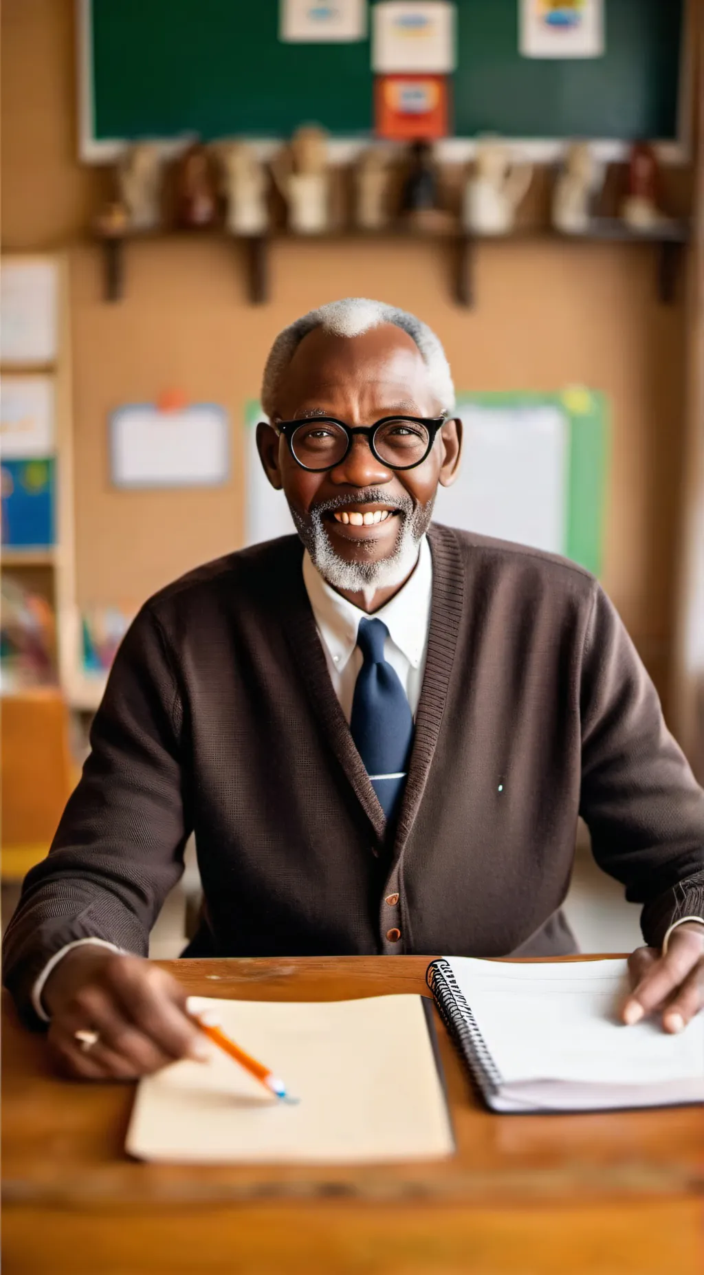 ai character: History teacher  background