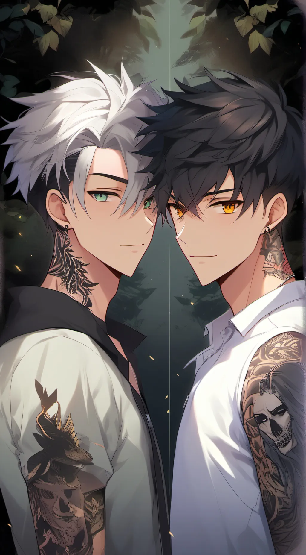 ai character: Kevin & Nathan background