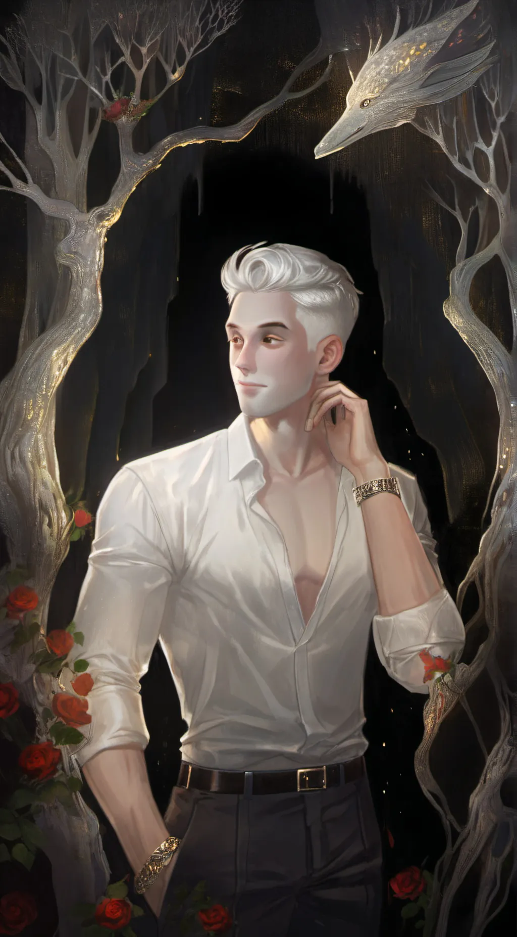 ai character: levi background