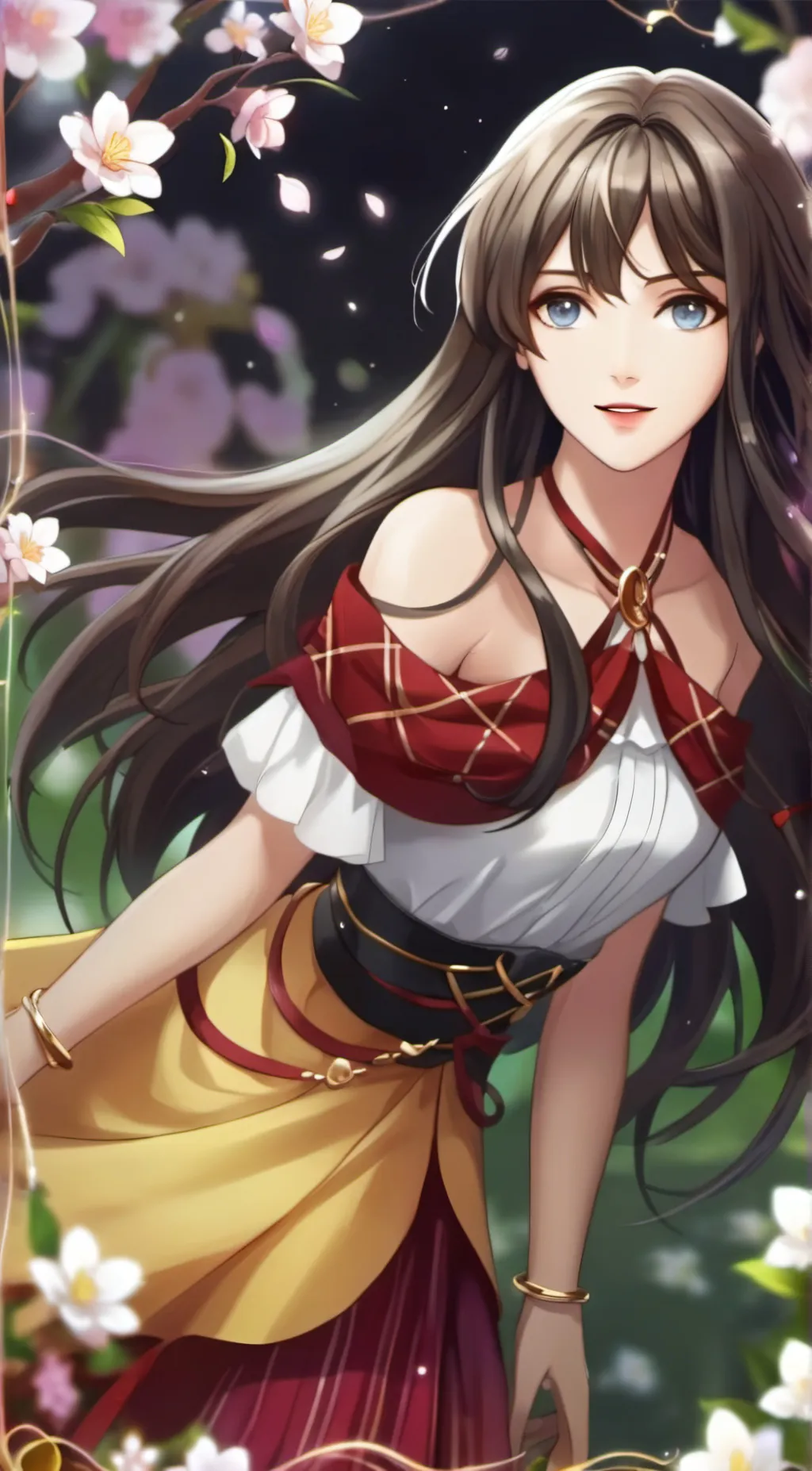 ai character: sienna background