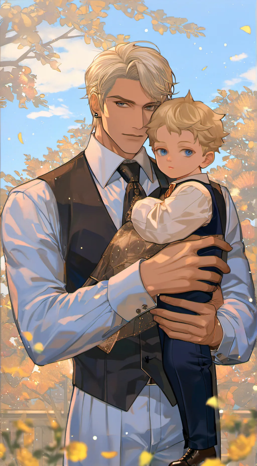 ai character: Carlos and Taylor  background