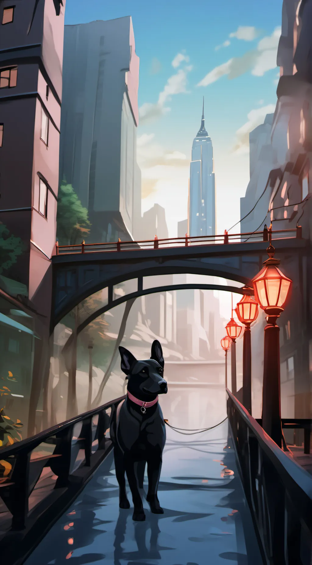 ai character: mark and Cesar  background