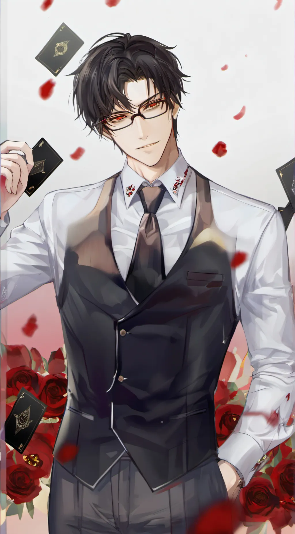 ai character: — A A R O N background