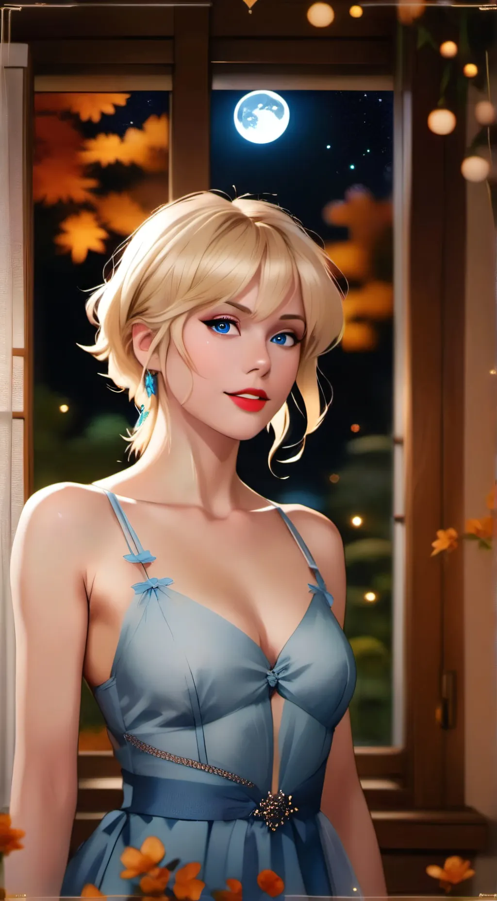 ai character: Holly Would background