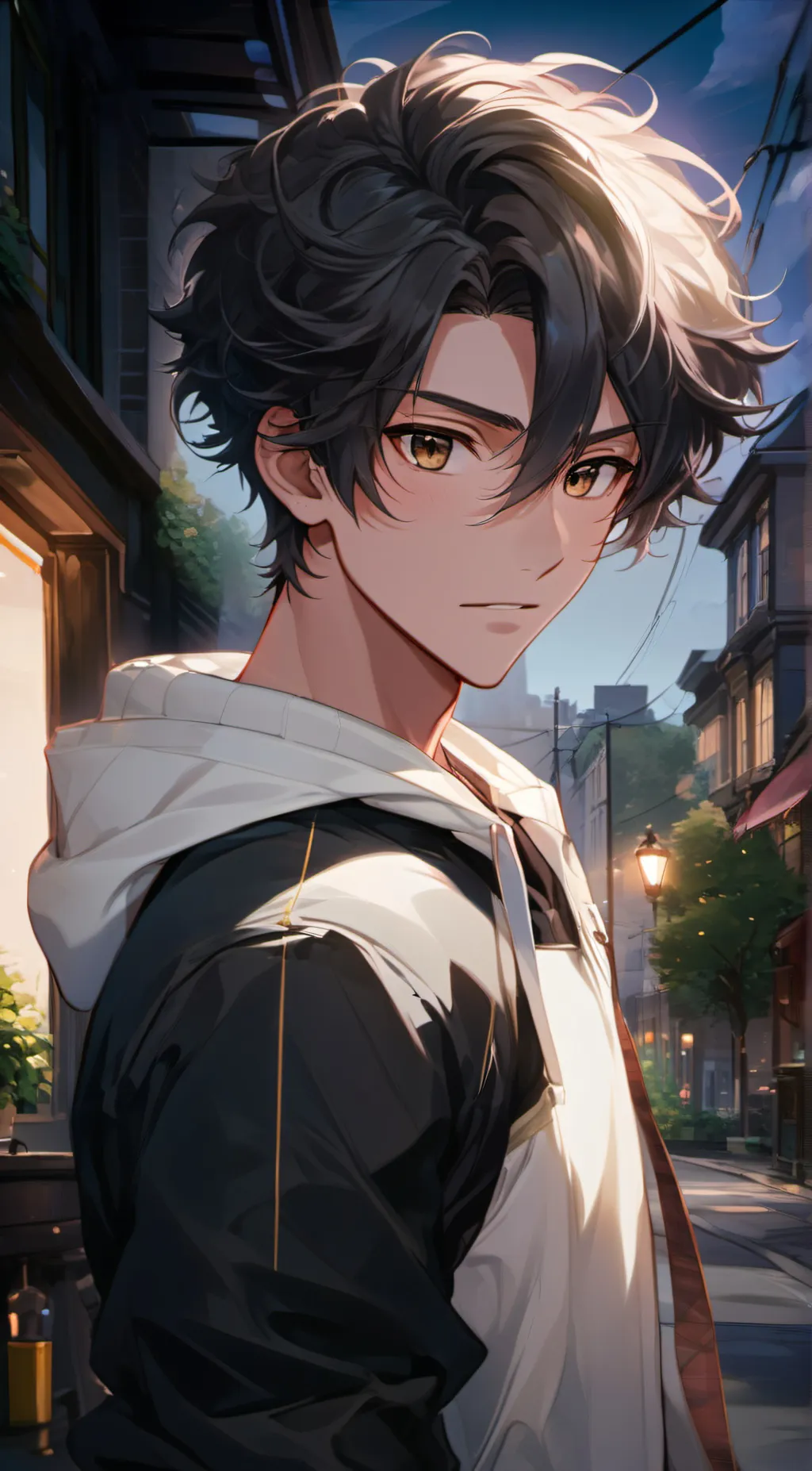 ai character: Hunter Simons background