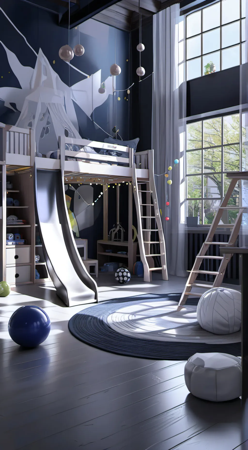 ai character: smiling critters background