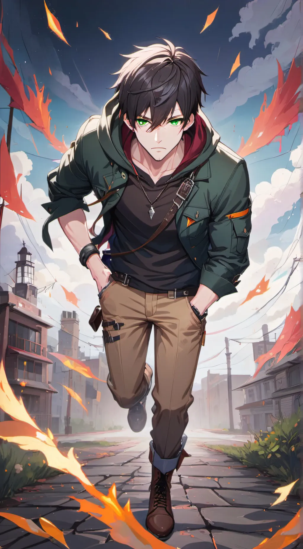 ai character: Claude Carver background