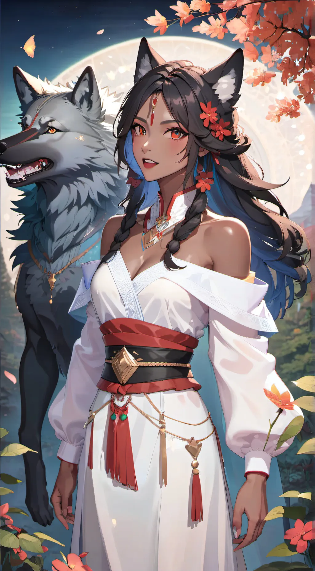 ai character: Maddie background