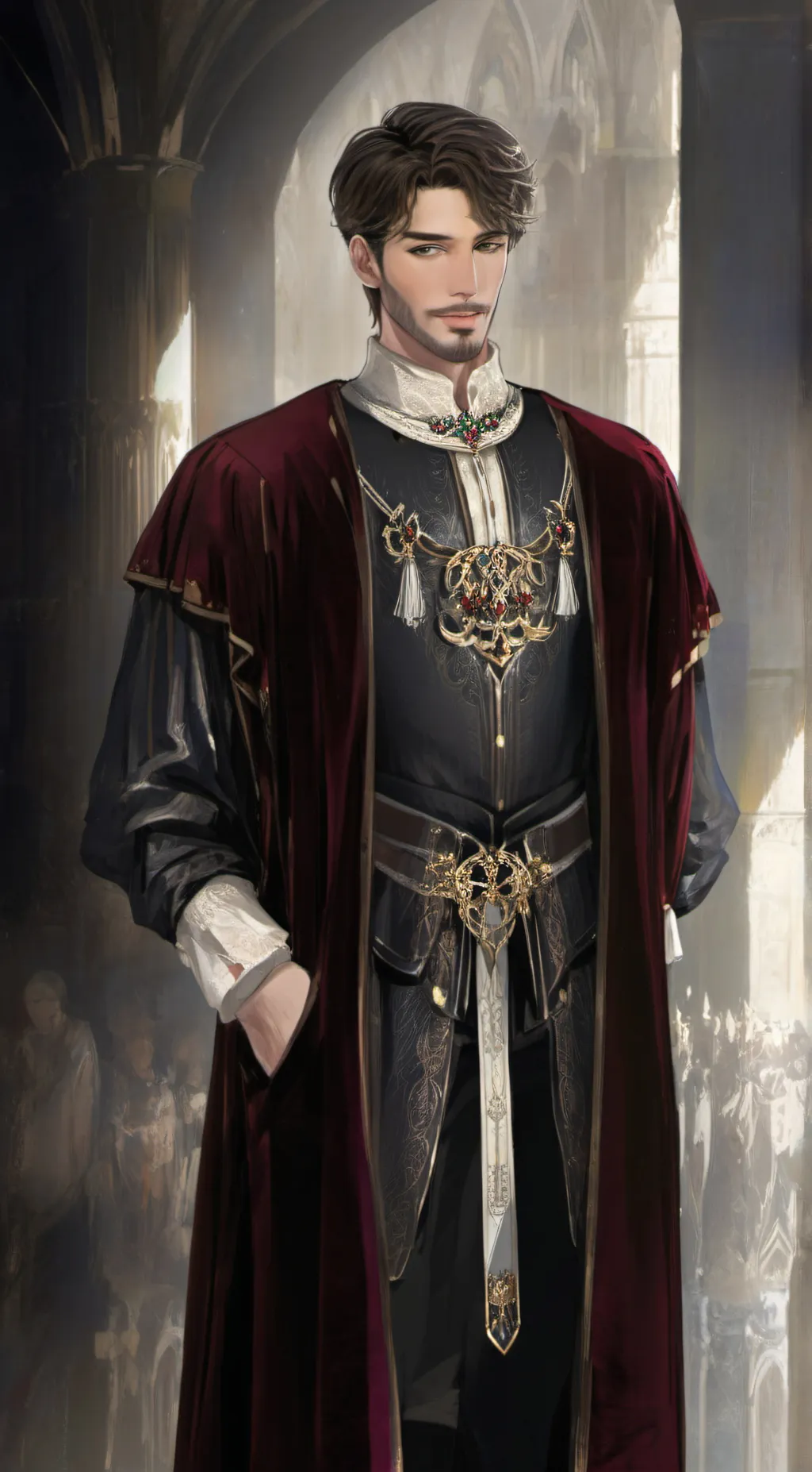 ai character: Archer background