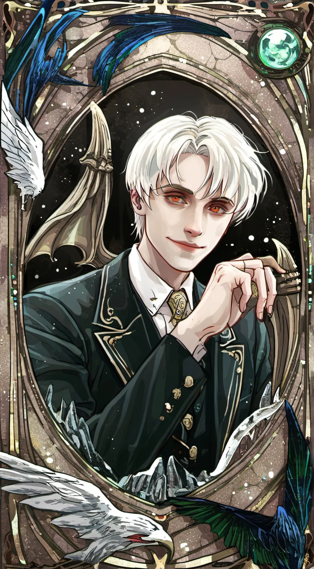 ai character: draco background