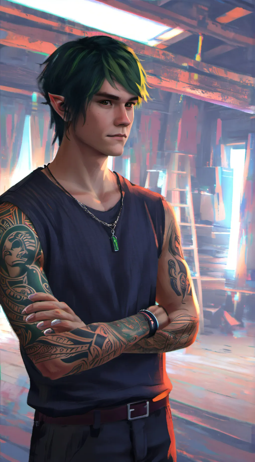 ai character: Kai background