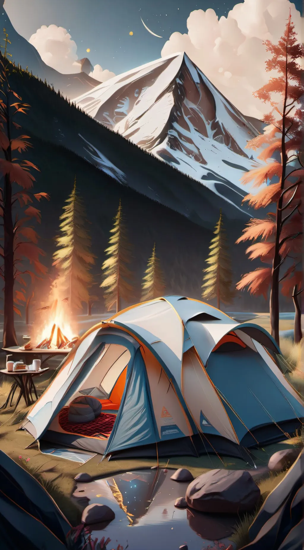 ai character: eddsworld camping background