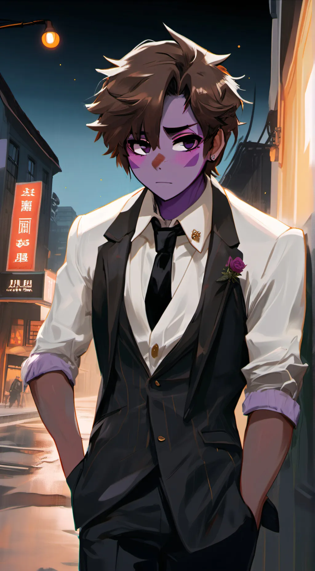 ai character: Michael afton background