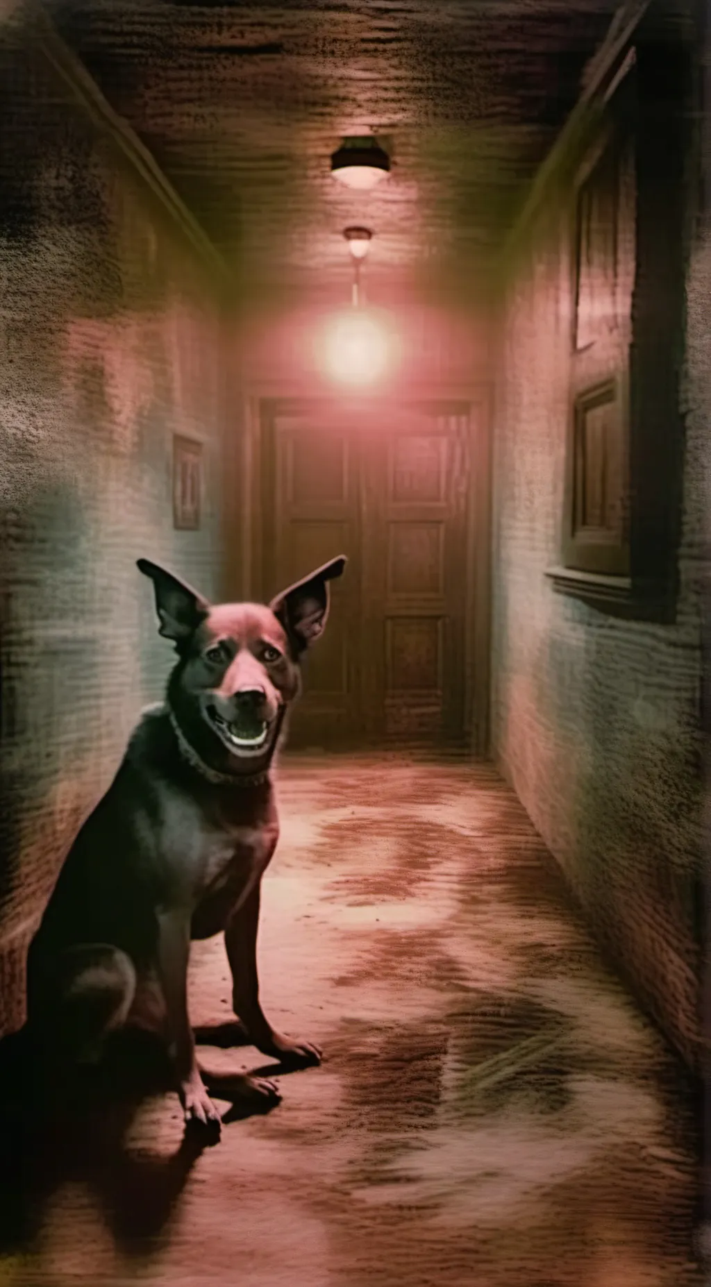 ai character: Smile dog background