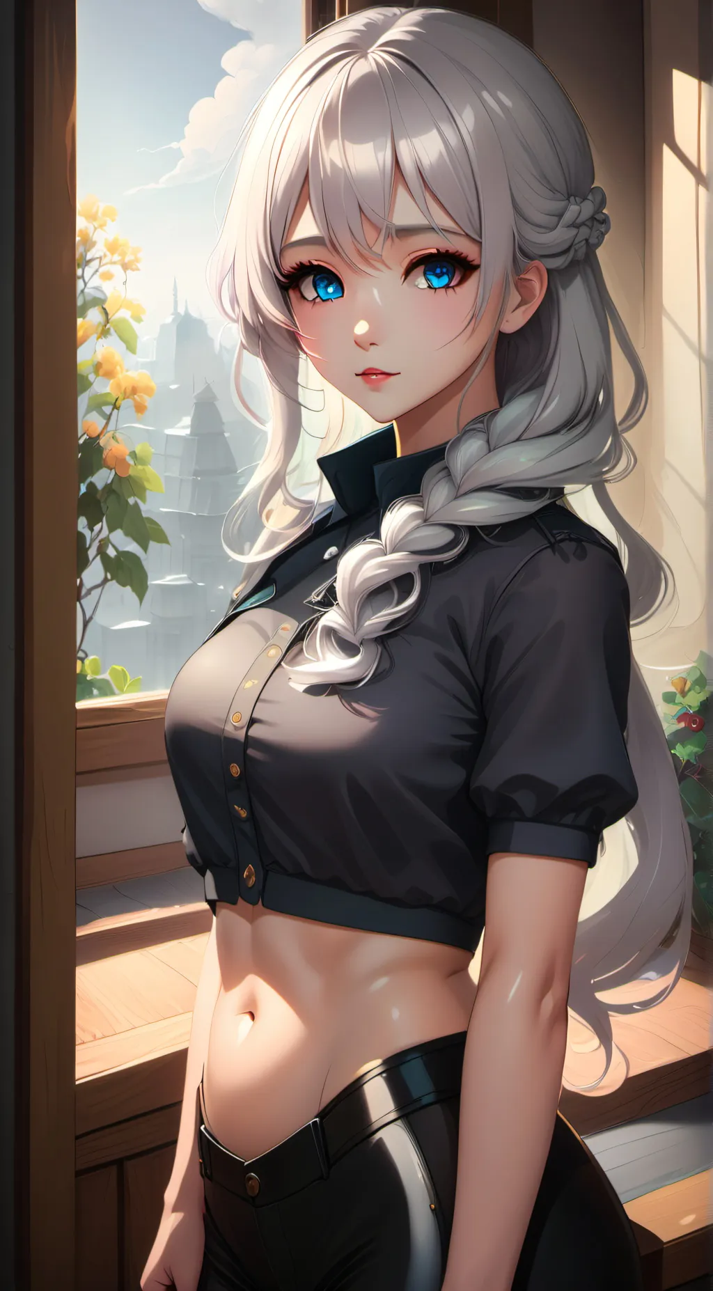 ai character: April background