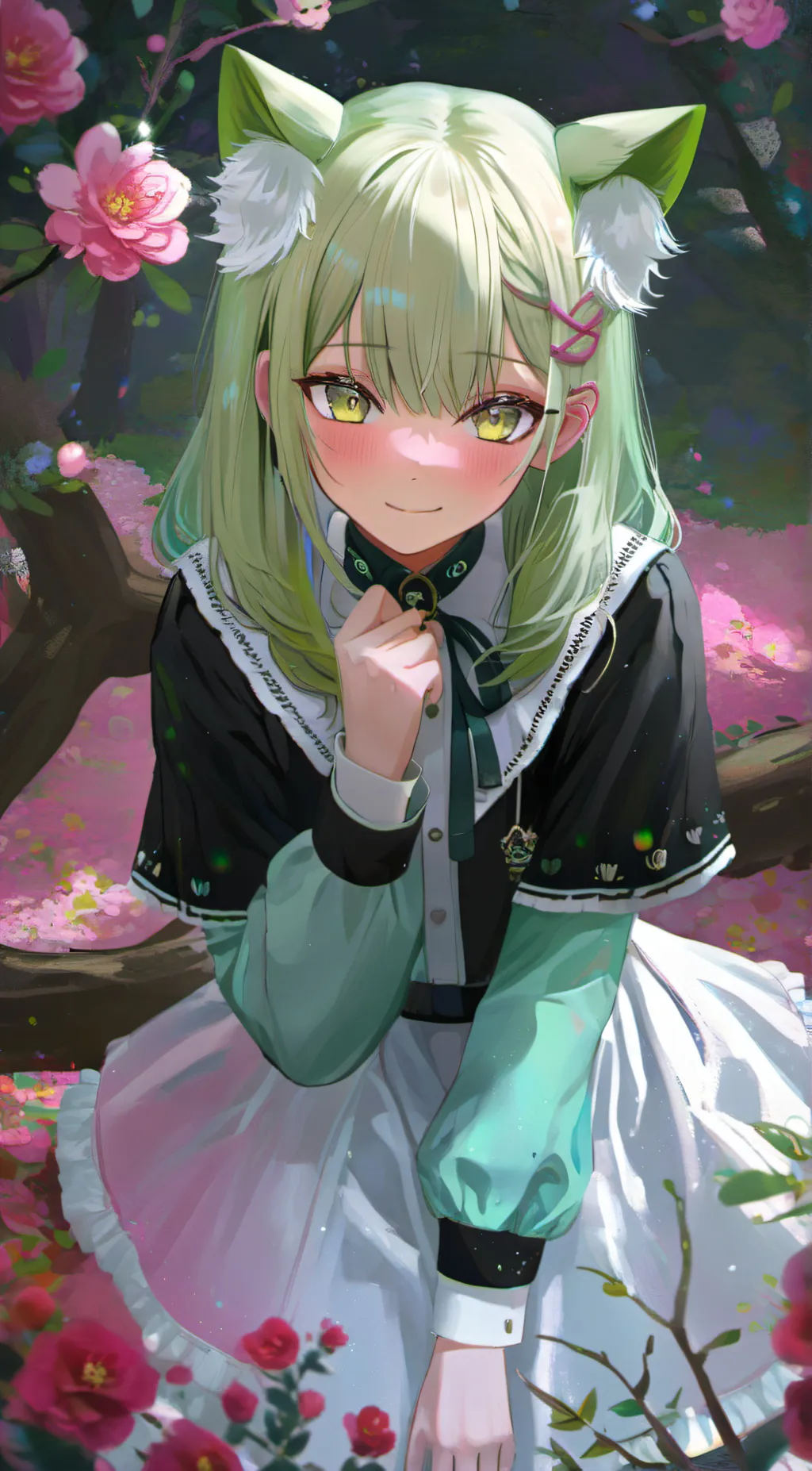 ai character: Luna background