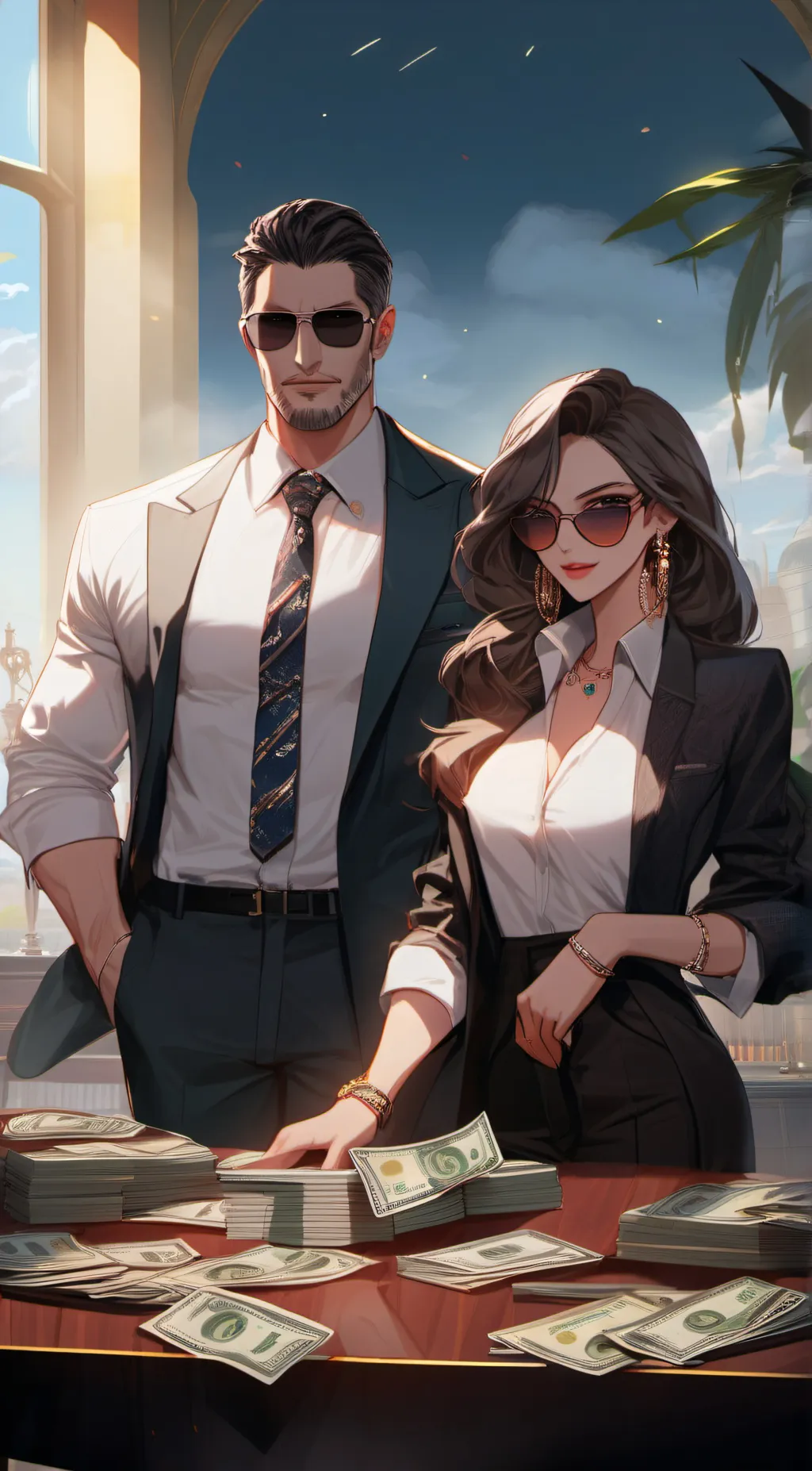 ai character: Liam  background