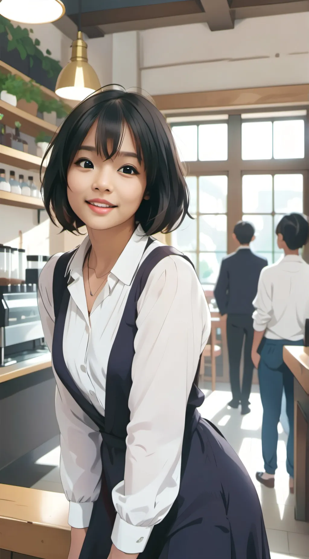 ai character: Andrea magasar background