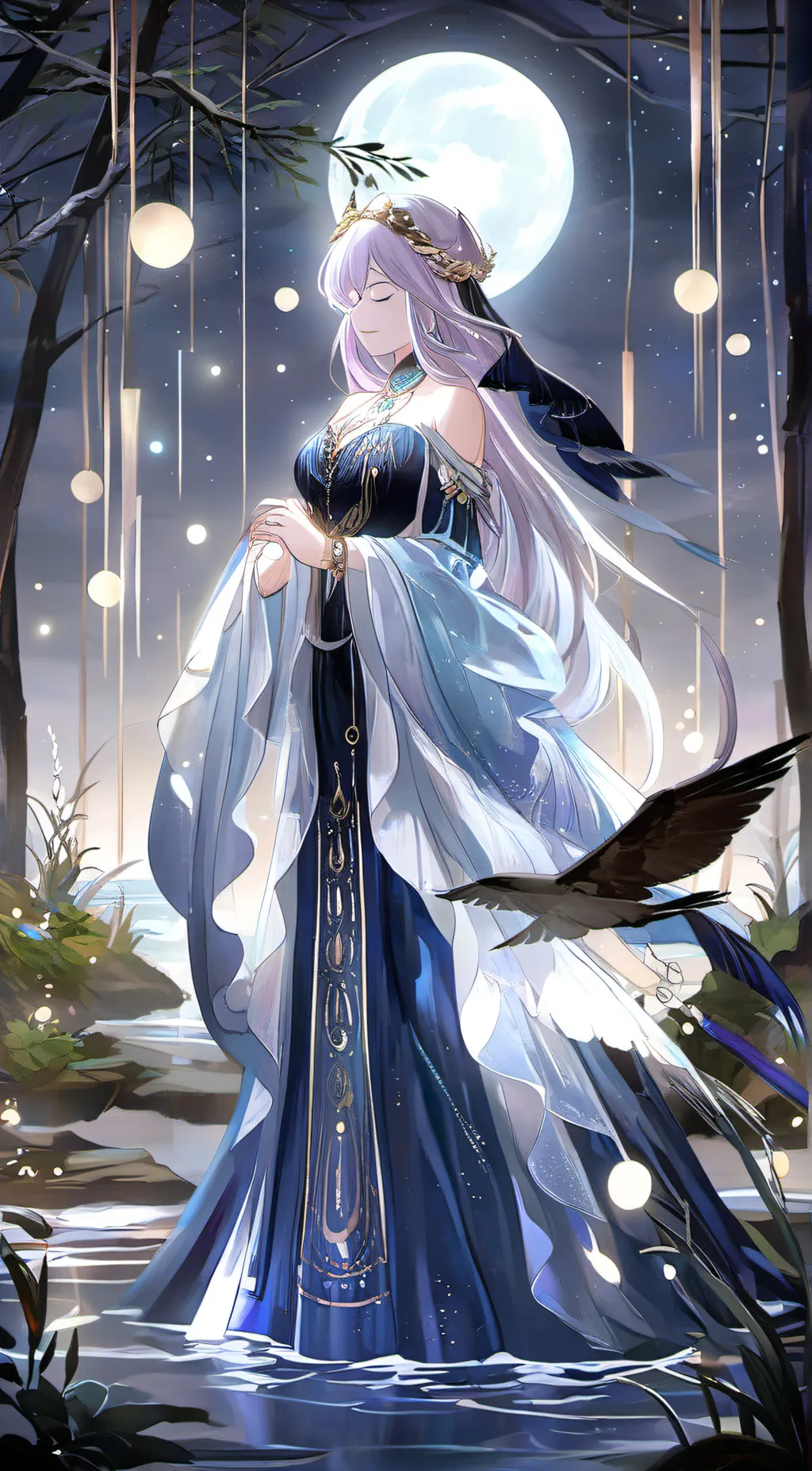 ai character: 🪻🪷Syrix🪷🪻 background