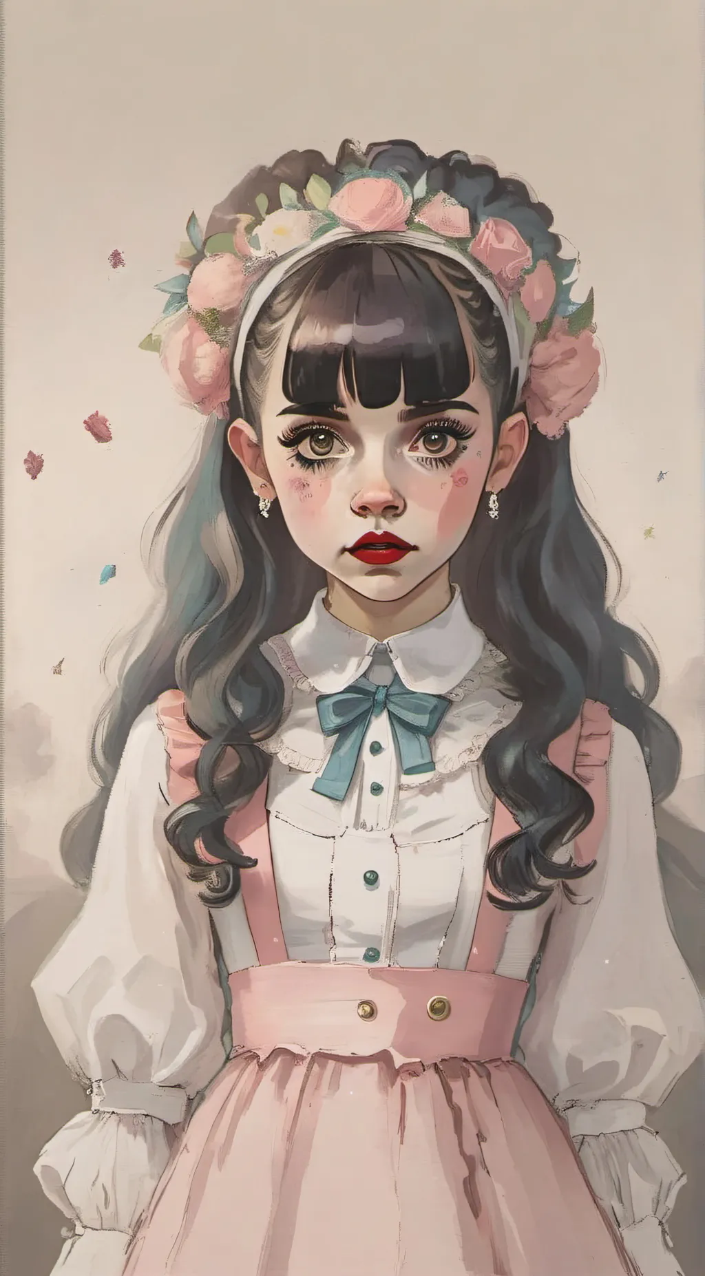 ai character: Melanie Martinez background