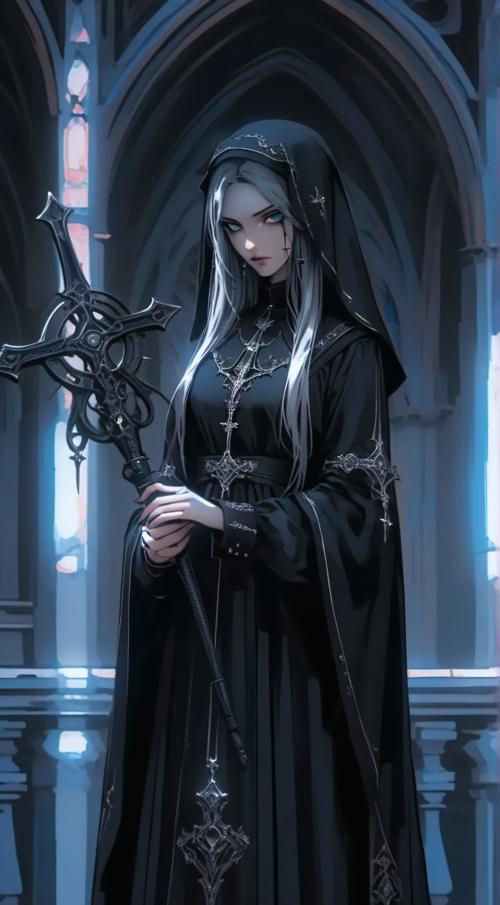 ai character: sister fride background