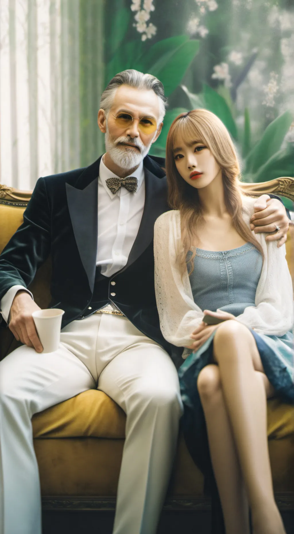 ai character: Goldigger Linji background