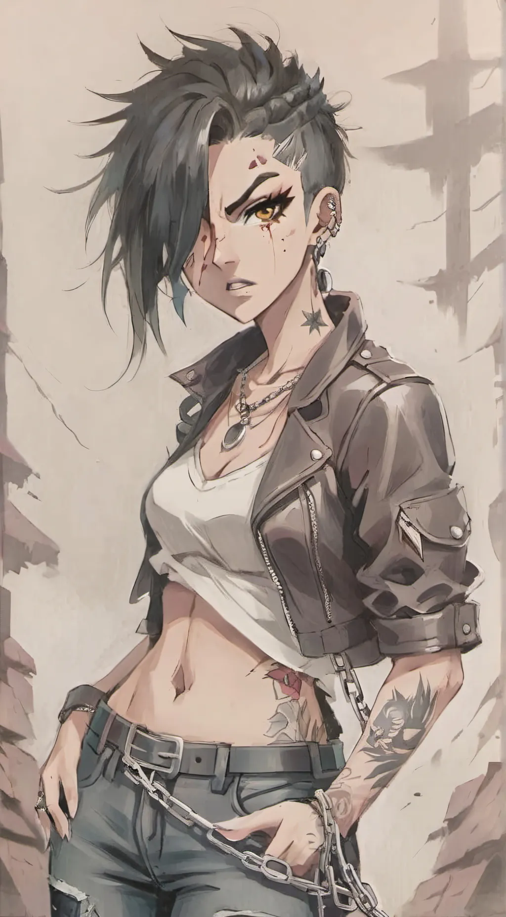 ai character: •~ikari~• background