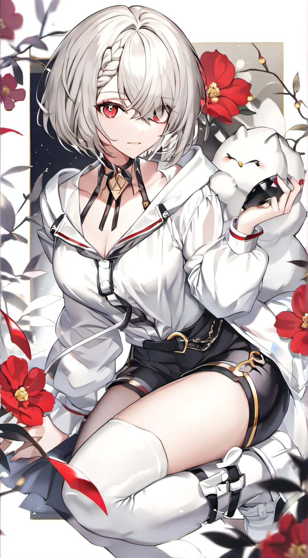 ai character: Rose background