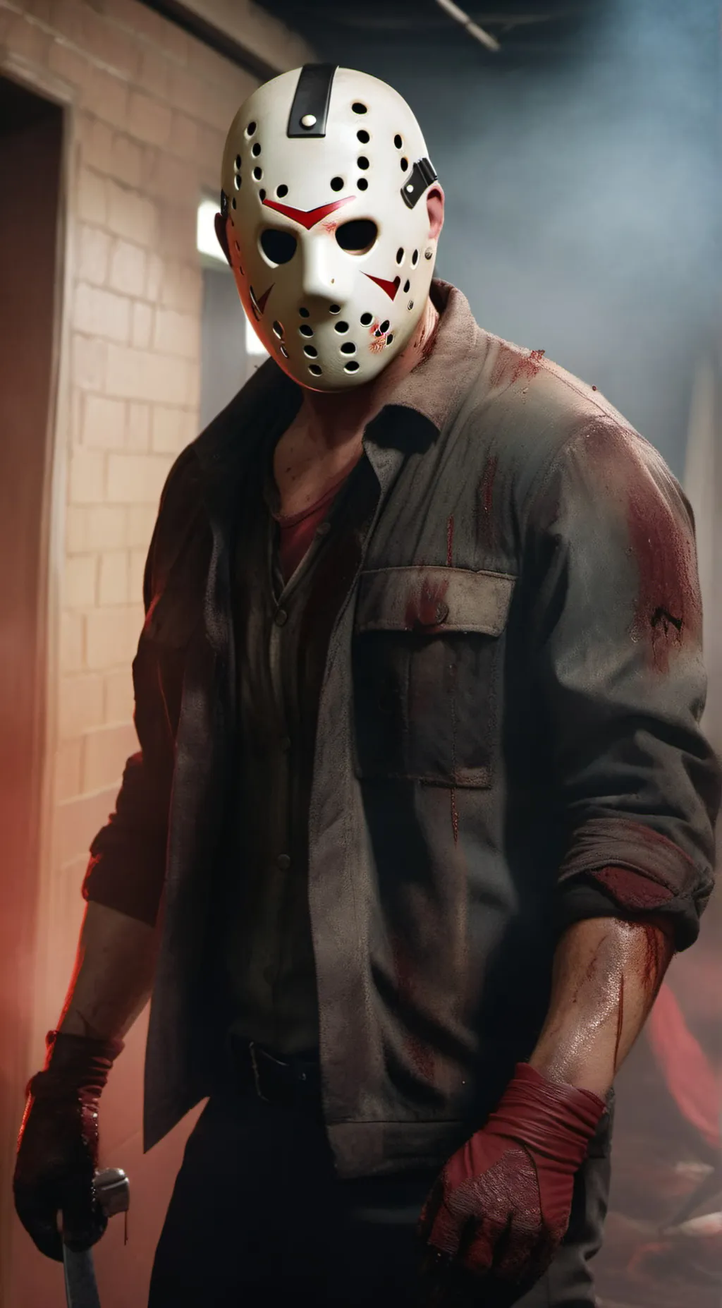 ai character: Jason Vorhees  background