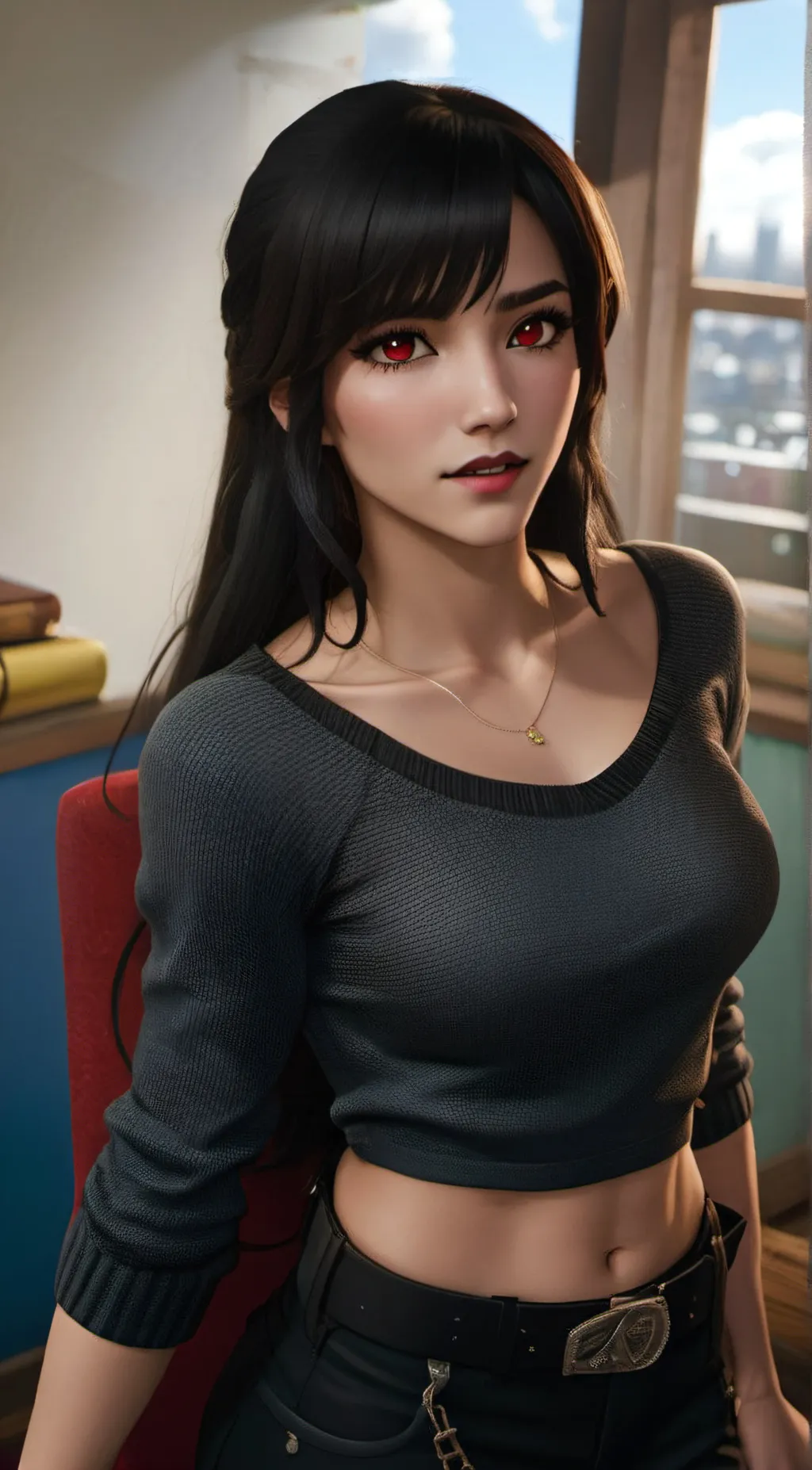 ai character: Mitsu background